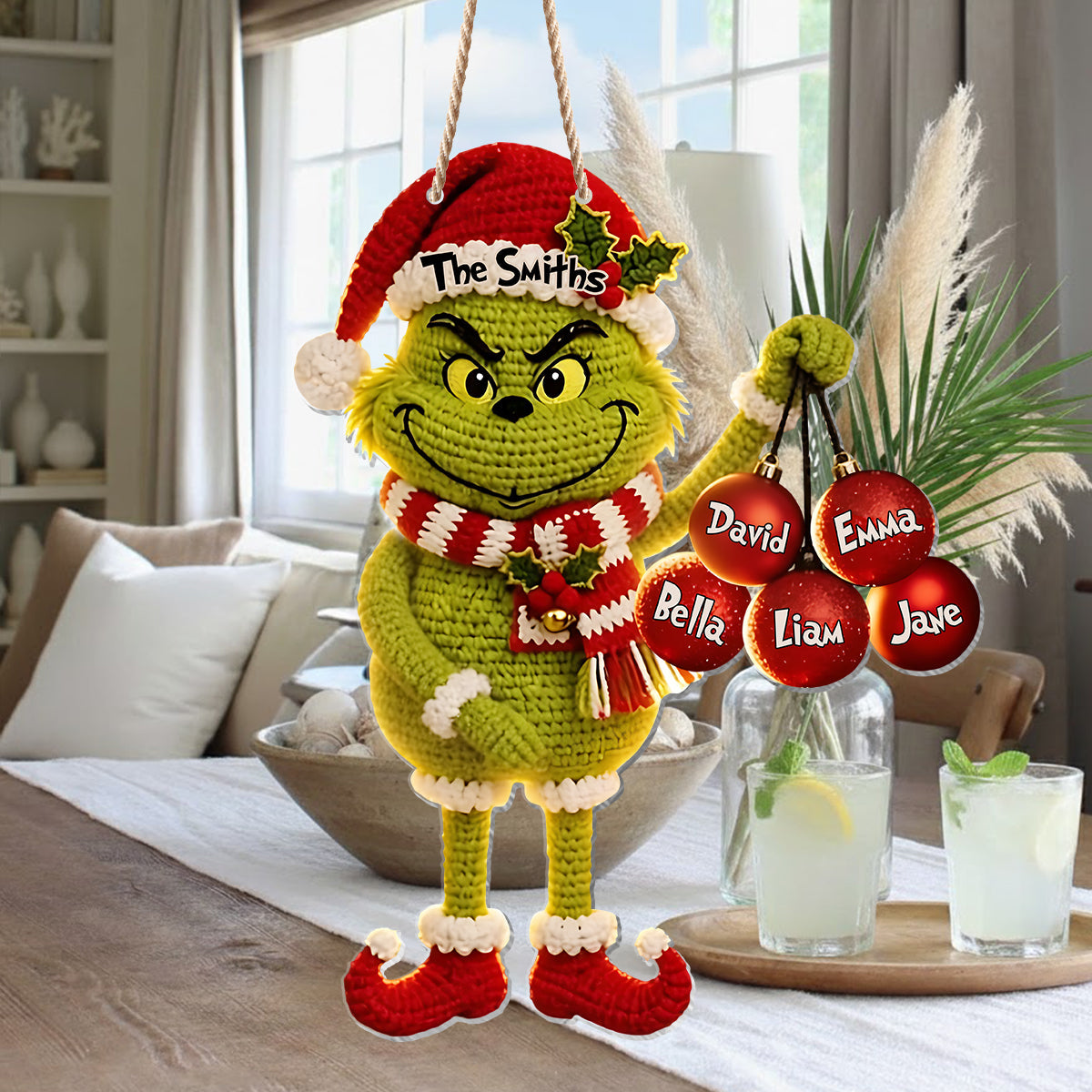 Merry Christmas - Personalized Stole Christmas LED Light Acrylic Sign