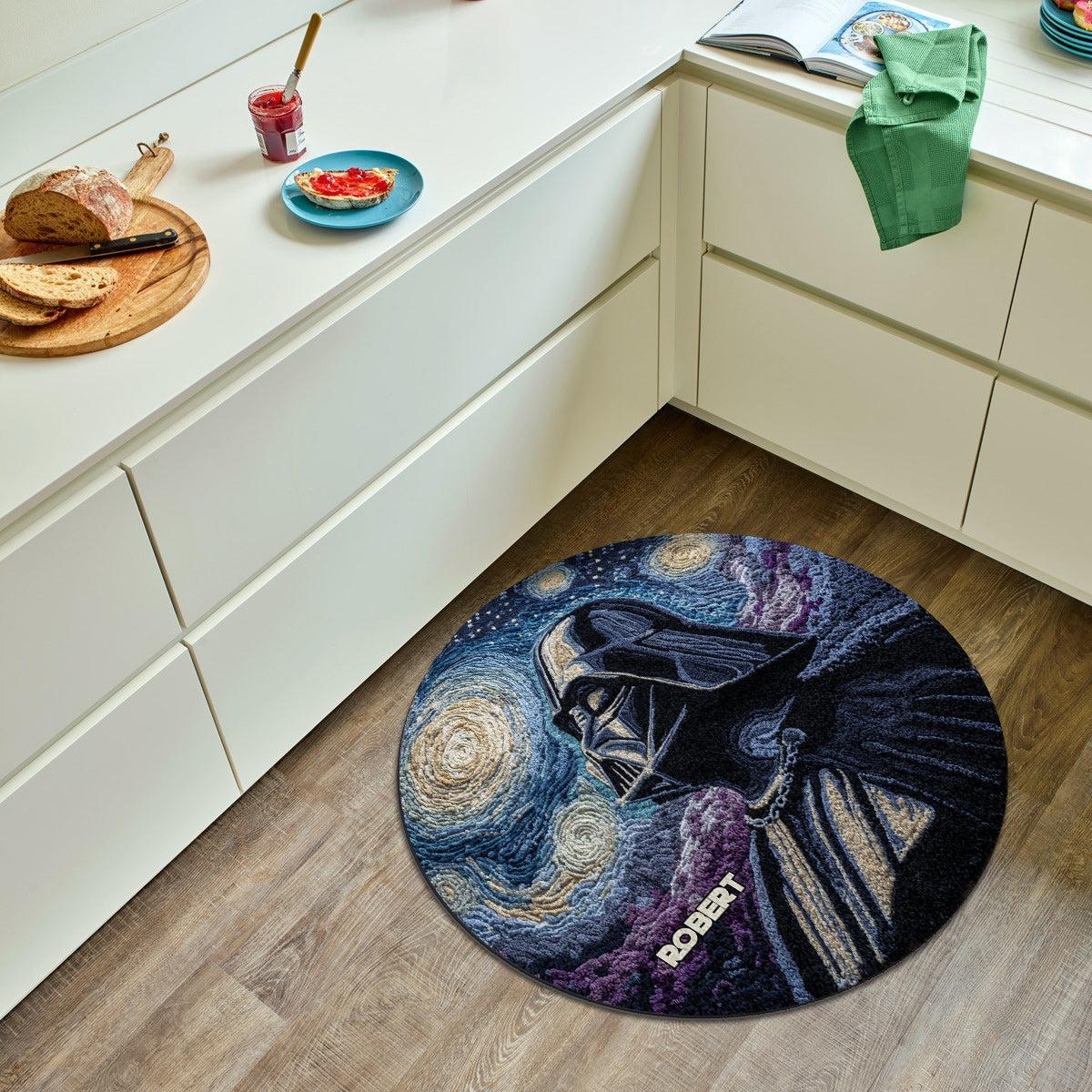 Starry Night - Personalized The Force Non-Slip Tufted Rug