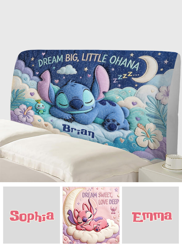 Dream Big, Little Ohana - Personalized Ohana Headboard Slipcover