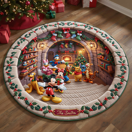 Believe In Magic - Personalized Mouse Round Rug