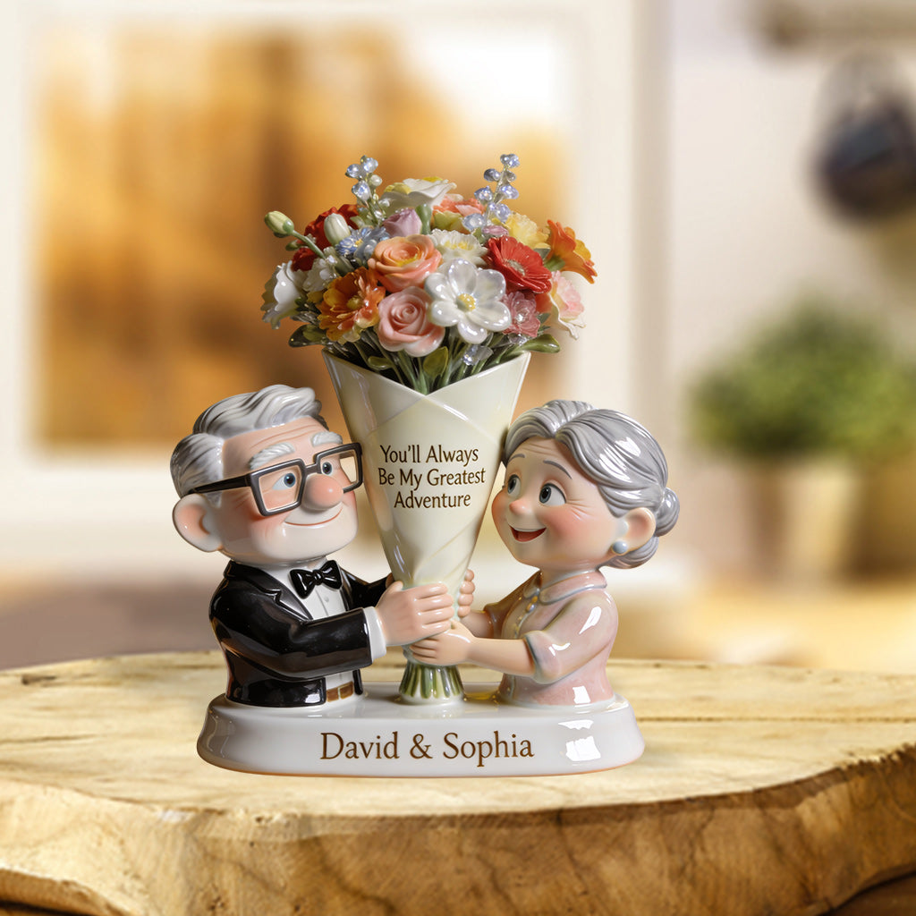 You'll Always Be My Greatest Adventure - Personalized Up Movie Couple Custom Shaped Acrylic Plaque