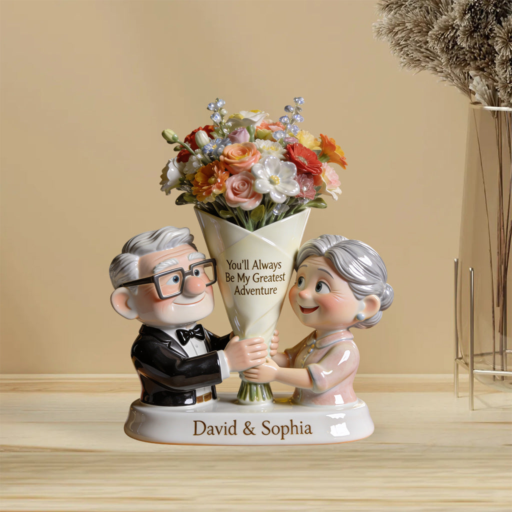 You'll Always Be My Greatest Adventure - Personalized Up Movie Couple Custom Shaped Acrylic Plaque