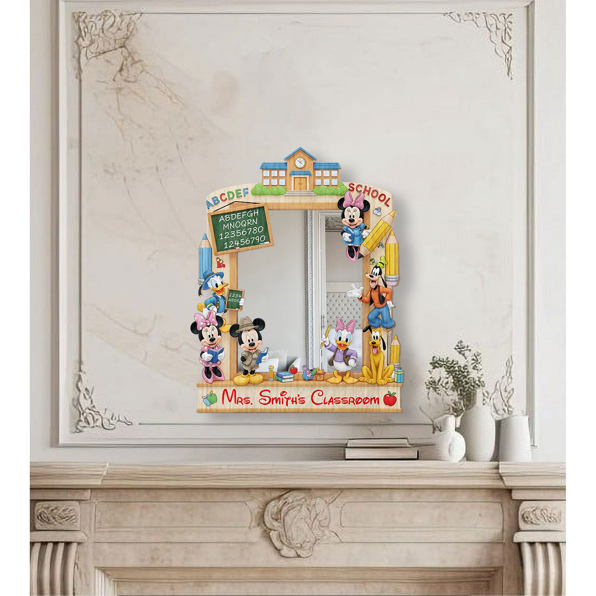 Magical Classroom - Personalized Teacher Wall Hanging Mirror