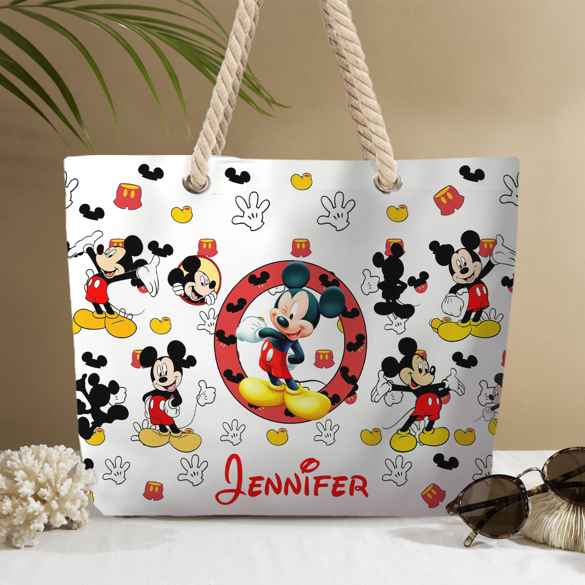 Magical Day - Personalized Mouse Beach Bag