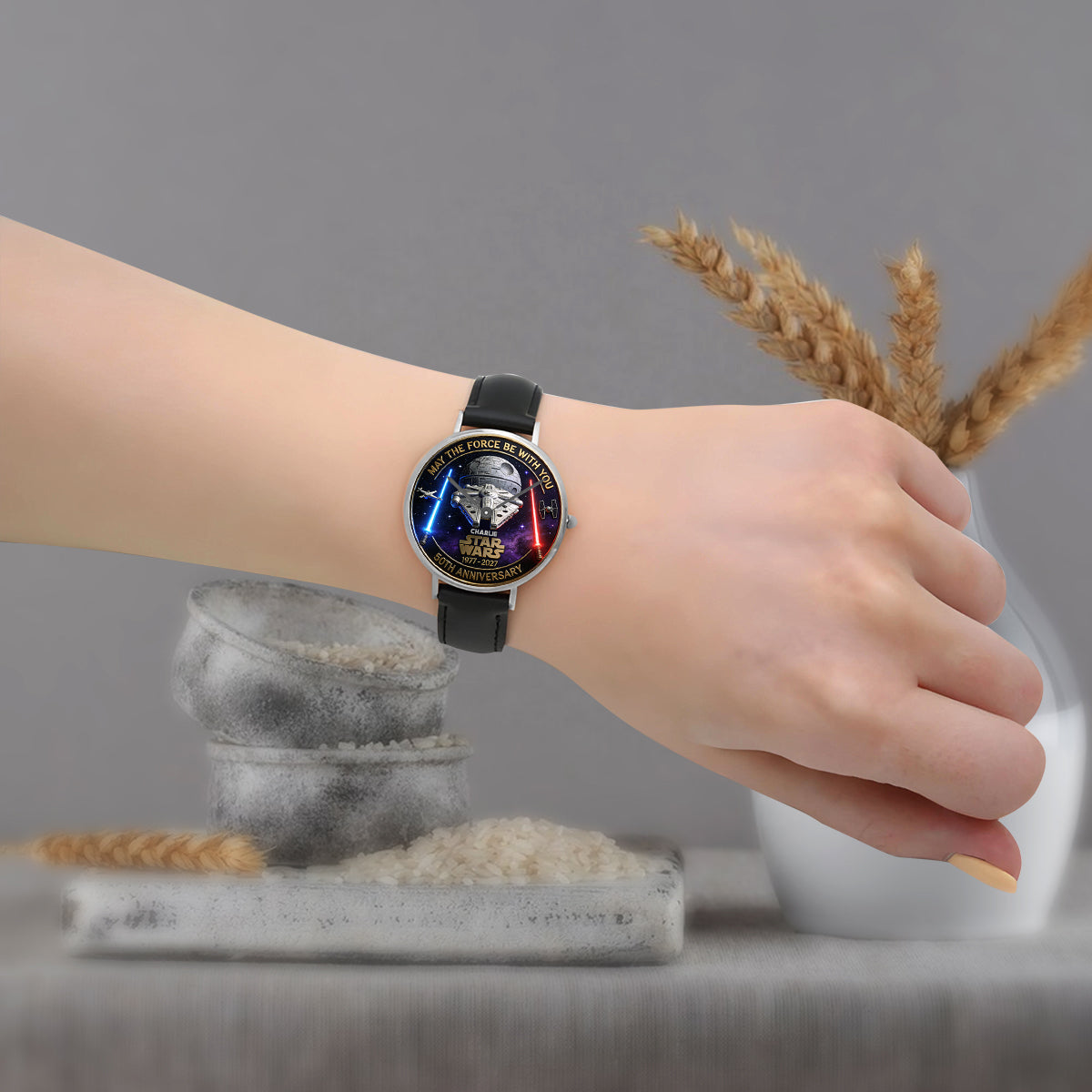 50th Anniversary - Personalized The Force Hand Watch