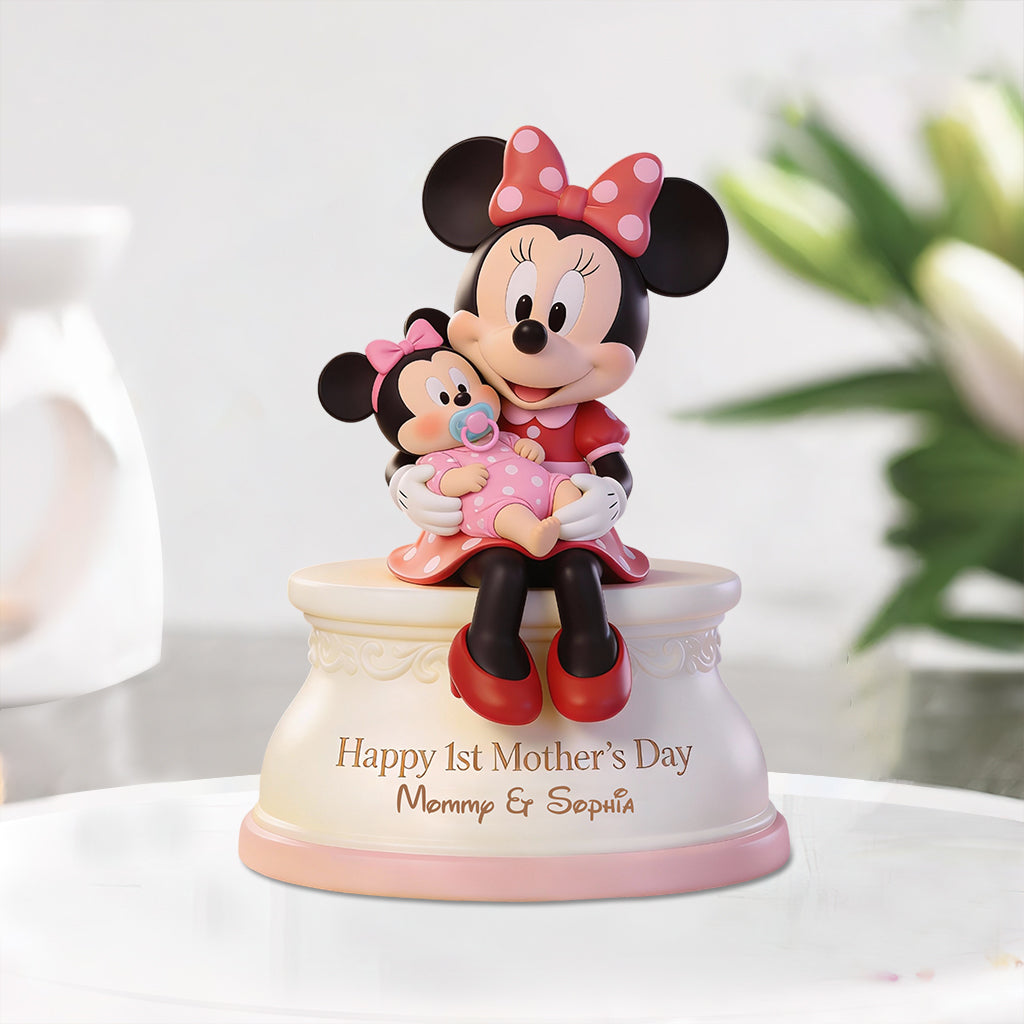 Happy 1st Mother's Day - Personalized Mother Custom Shaped Acrylic Plaque