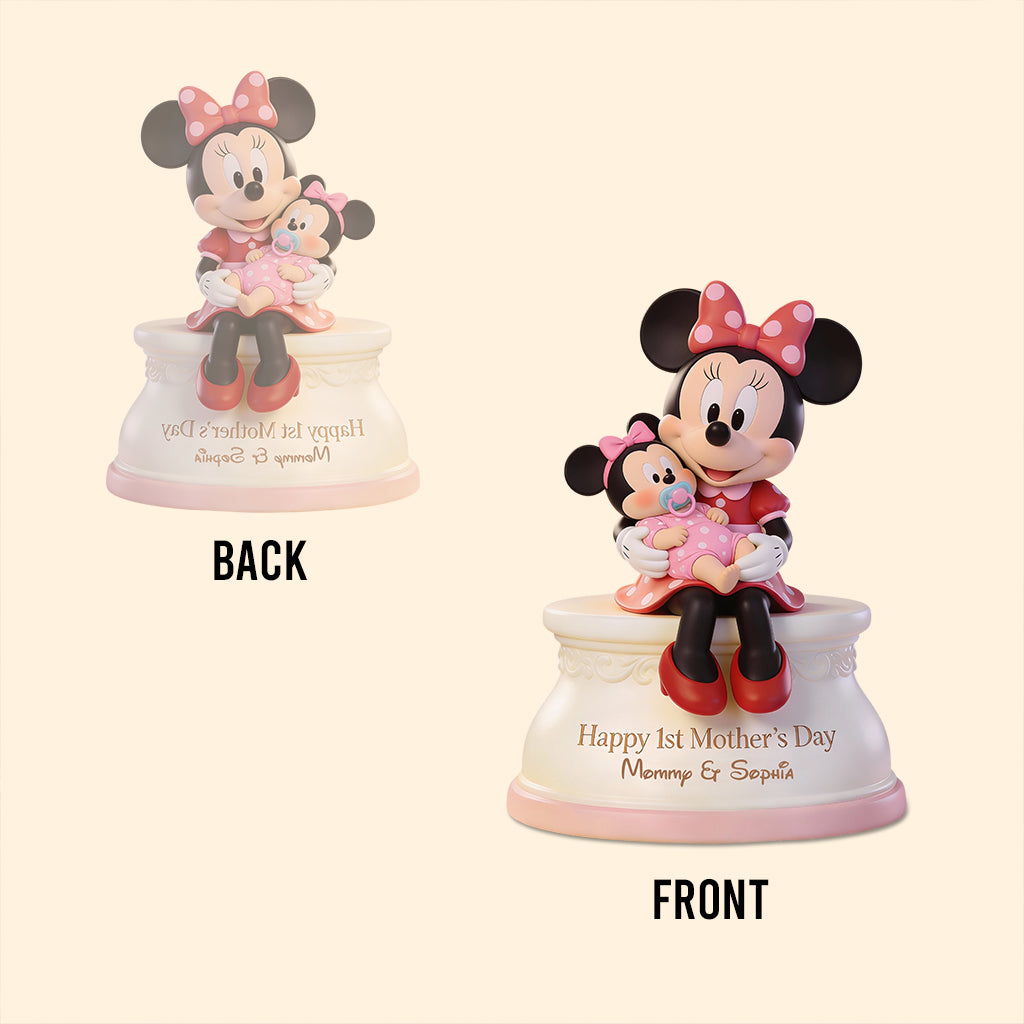 Happy 1st Mother's Day - Personalized Mother Custom Shaped Acrylic Plaque