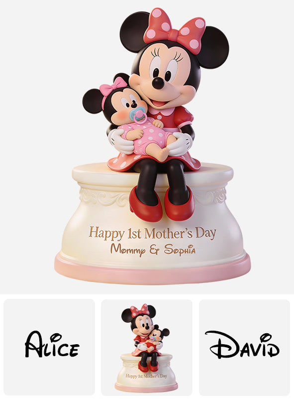 Happy 1st Mother's Day - Personalized Mother Custom Shaped Acrylic Plaque