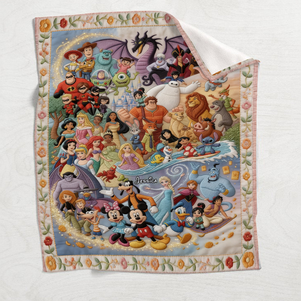 Believe In Magic - Personalized Mouse Blanket