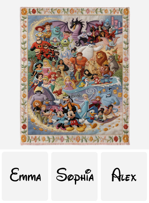 Believe In Magic - Personalized Mouse Blanket