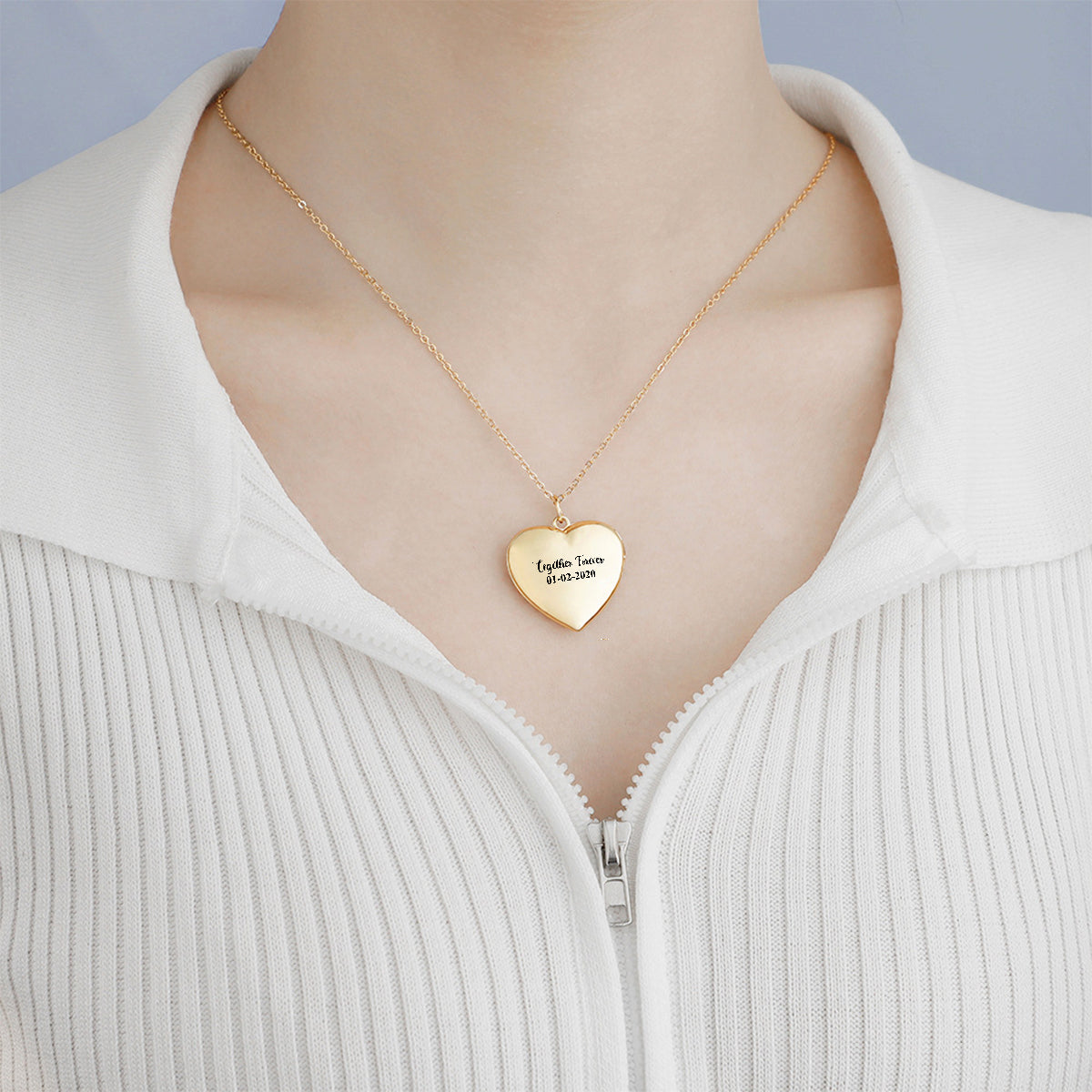 Magical Couple Locket - Personalized Mouse Locket Pendant Necklace
