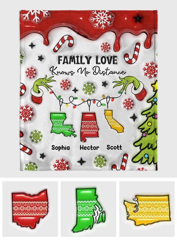 Family Love - Personalized Family Blanket