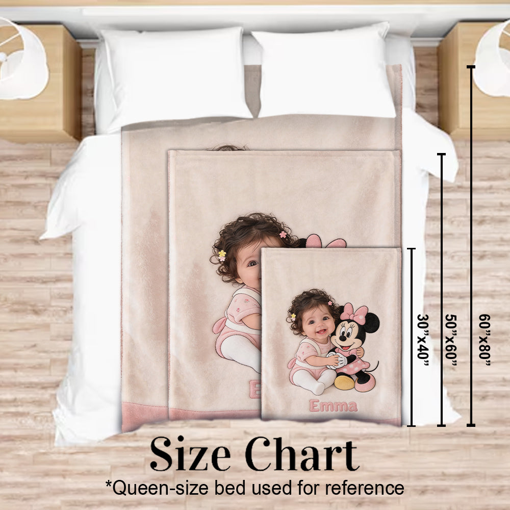 Magical Friends - Personalized Mouse Blanket