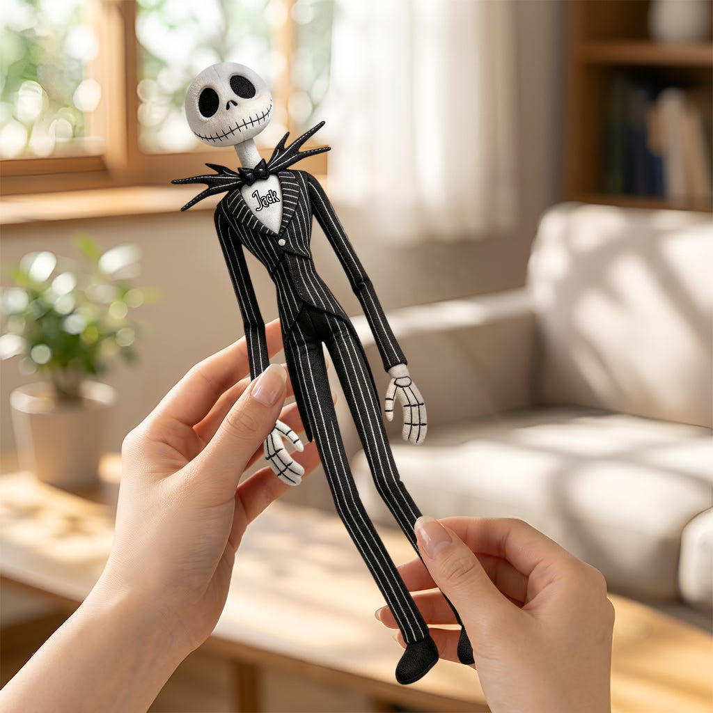 Funny Spooky Couple Doll - Personalized Nightmare Posable Plush Doll