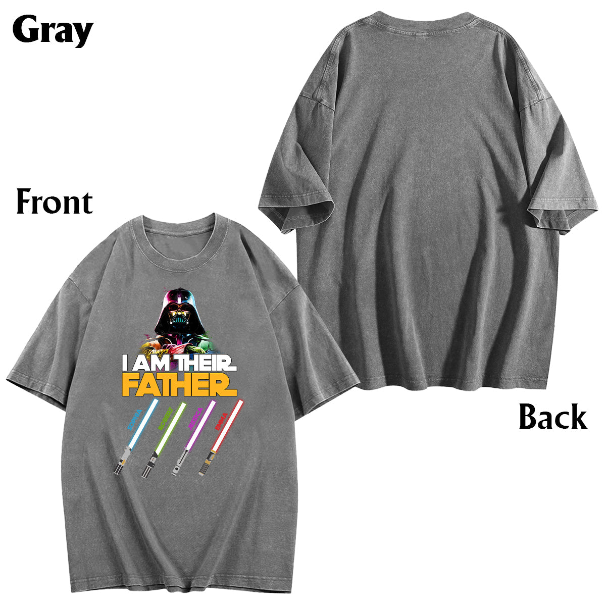 I Am Their Father - Personalized Father Wash T-shirt