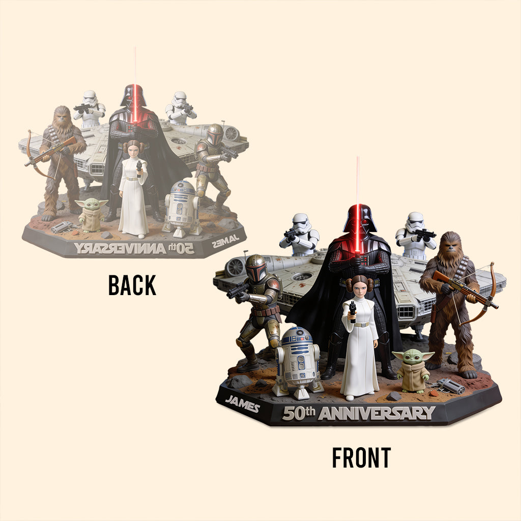 50th Anniversary The Force - Personalized The Force Custom Shaped Acrylic Plaque