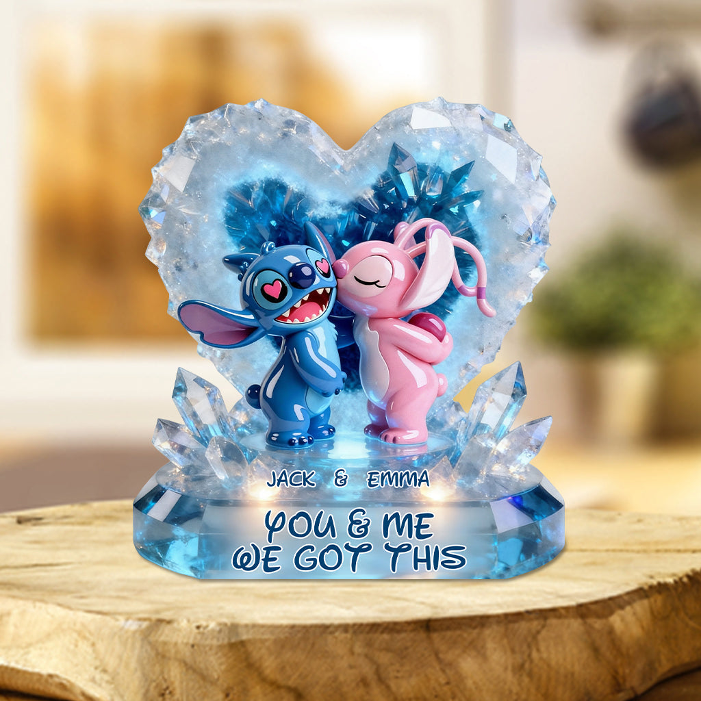 This Is Us - Personalized Ohana Custom Shaped Acrylic Plaque
