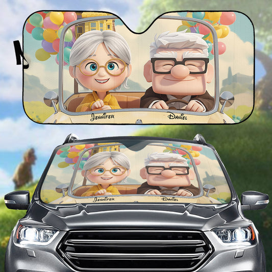 You Are My Adventure - Personalized Mouse Car Sunshade