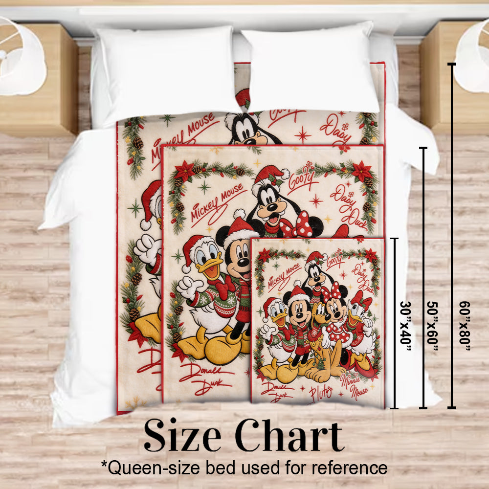 Merry Christmas - Personalized Mouse Blanket