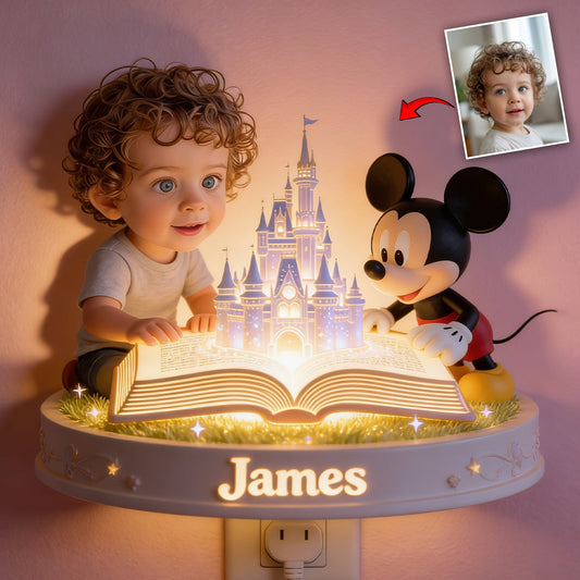 Custom Any Photo - Personalized Dream Trip Acrylic Plug-In Night Light