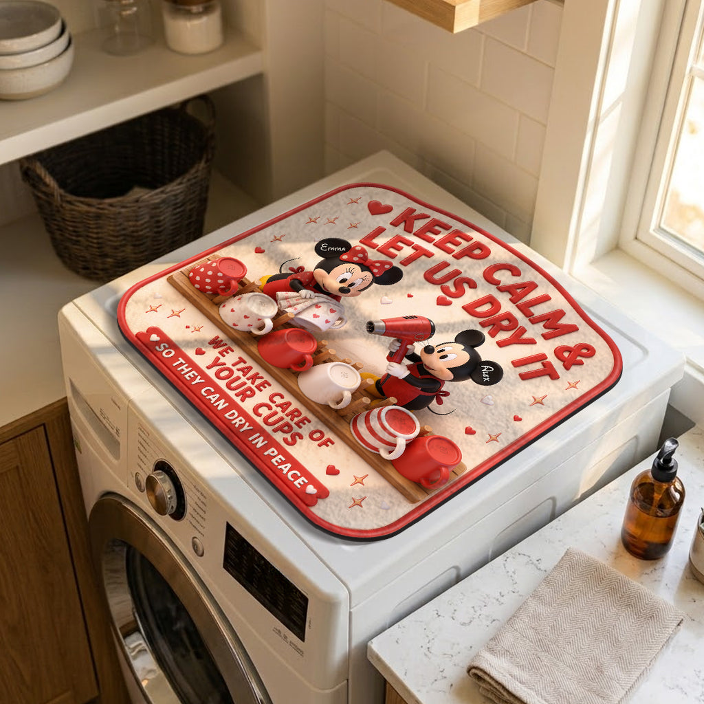 Cartoon Mouse Fan Gift - Personalized Mouse Drying Mat