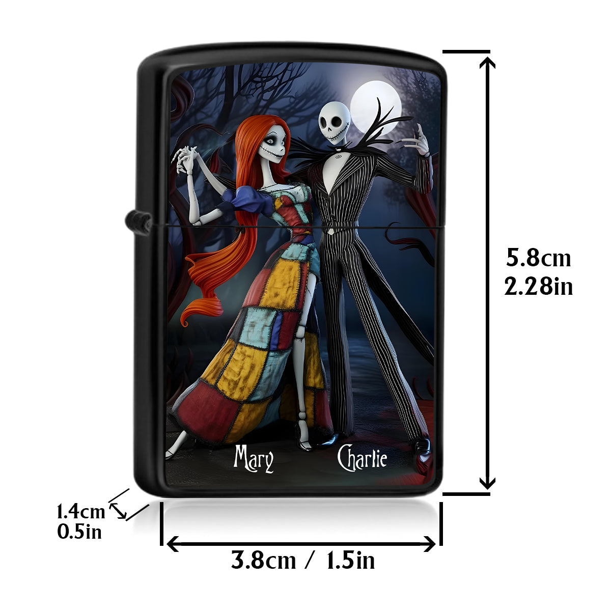 We're Simply Meant To Be - Personalized Nightmare Lighter