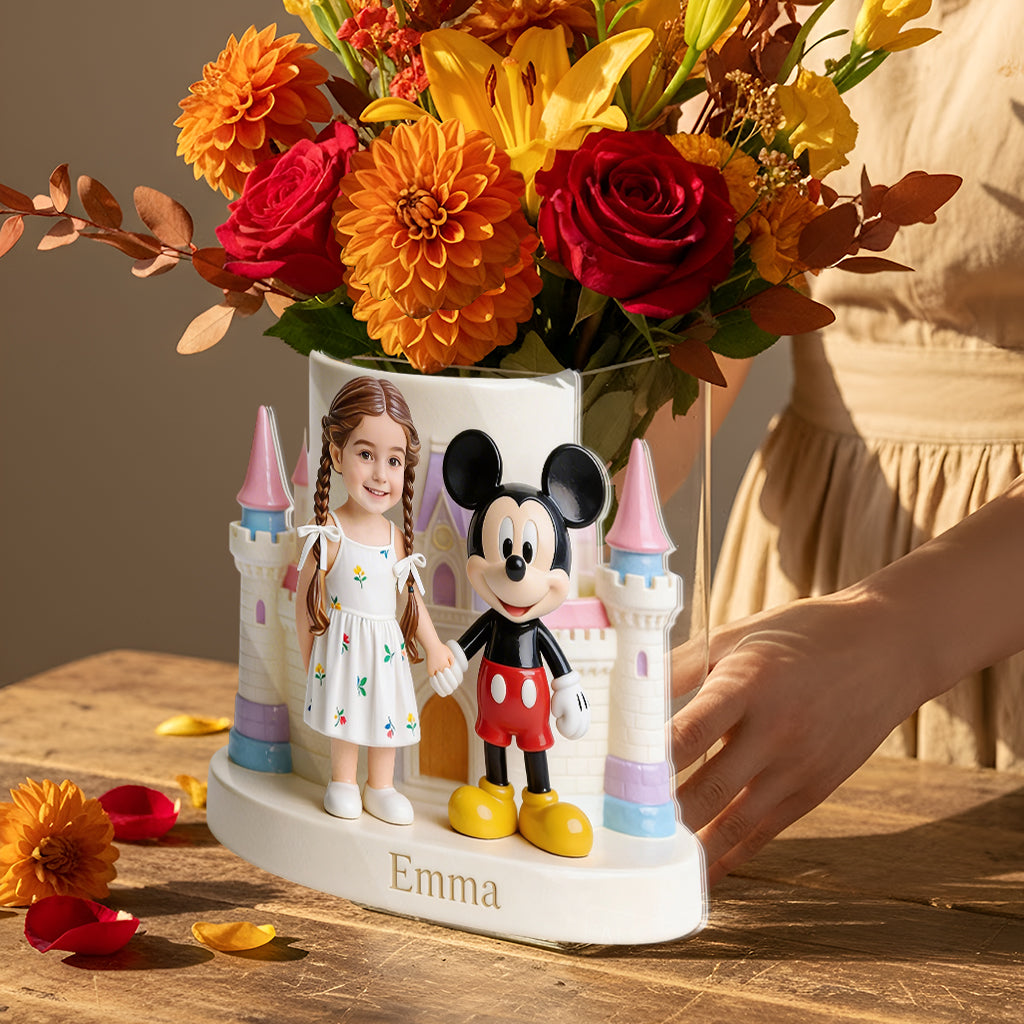 Castle Buddy Pen Holder - Personalized Mouse Acrylic Pot