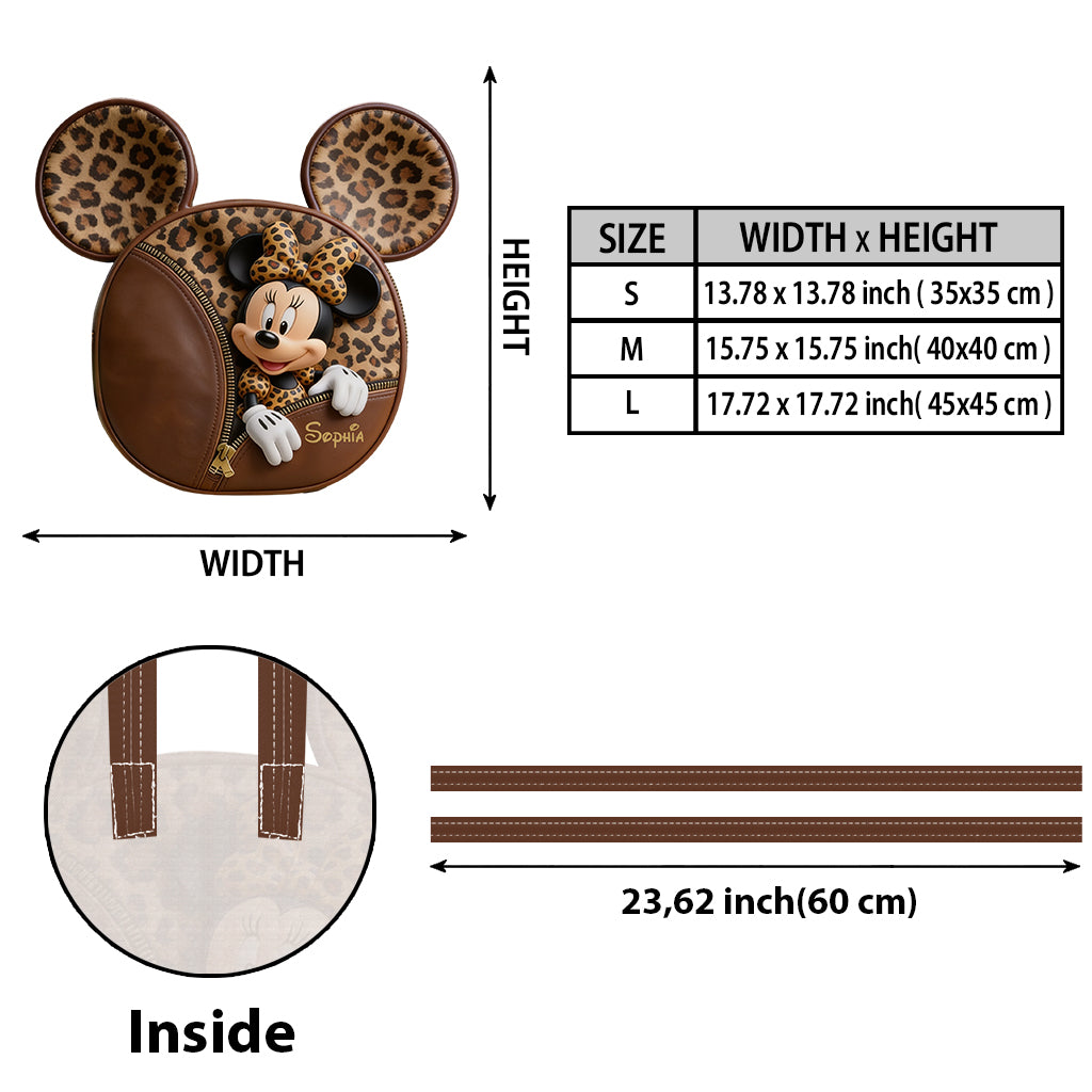 Magic Mouse - Personalized Mouse Custom Shape Tote Bag