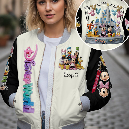 Magical Moments - Personalized Mouse Bomber Jacket
