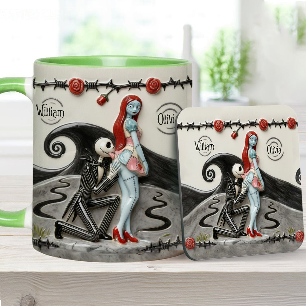 I Licked It So It's Mine - Personalized Nightmare Accent Mug & Coaster