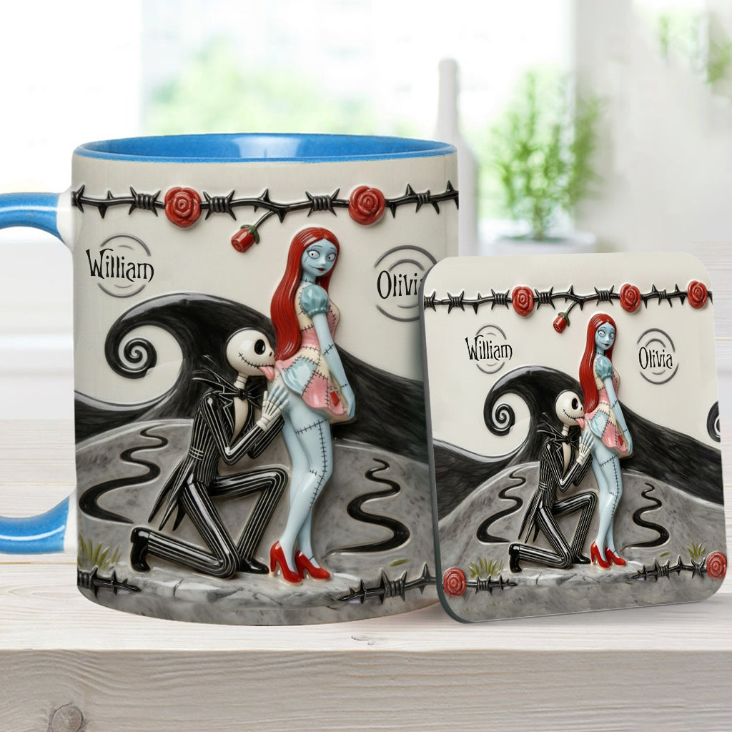 I Licked It So It's Mine - Personalized Nightmare Accent Mug & Coaster