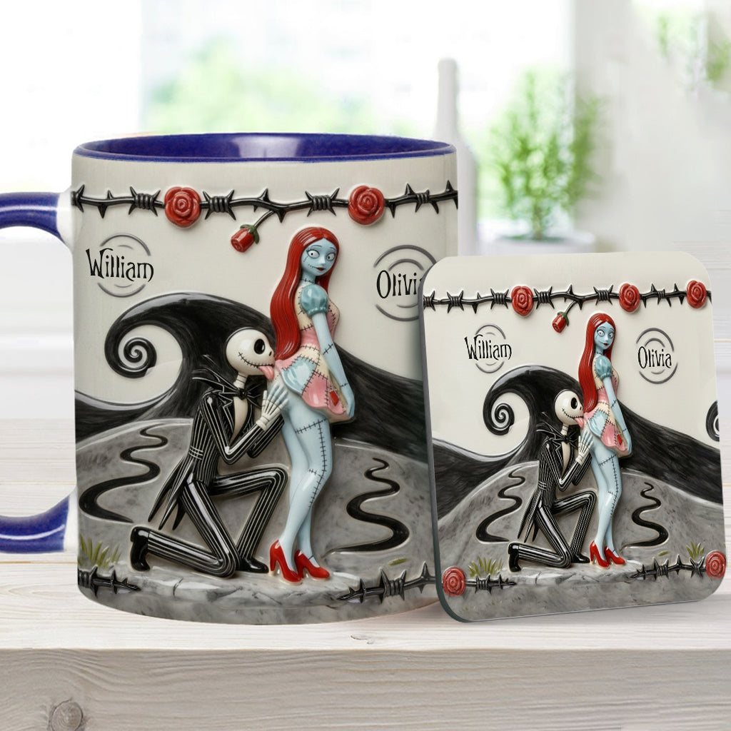 I Licked It So It's Mine - Personalized Nightmare Accent Mug & Coaster