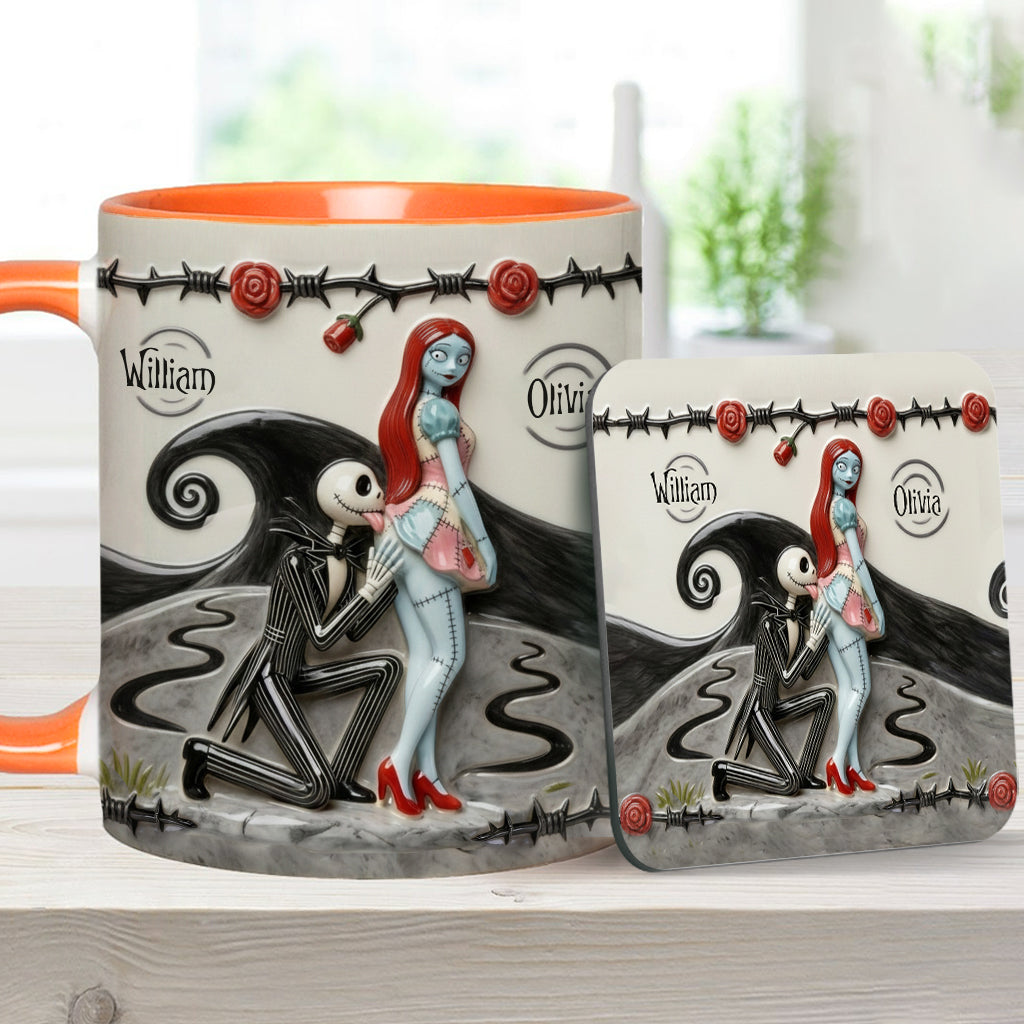 I Licked It So It's Mine - Personalized Nightmare Accent Mug & Coaster