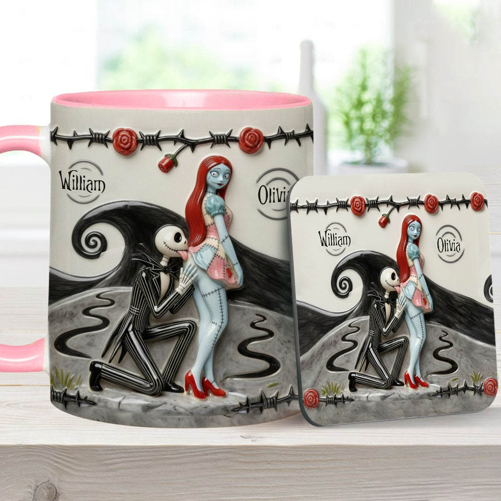 I Licked It So It's Mine - Personalized Nightmare Accent Mug & Coaster