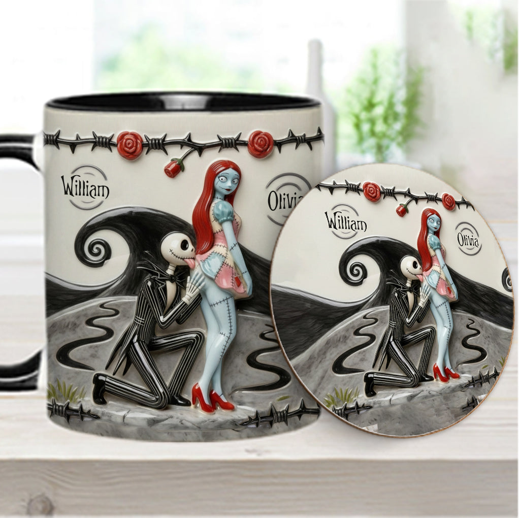 I Licked It So It's Mine - Personalized Nightmare Accent Mug & Coaster
