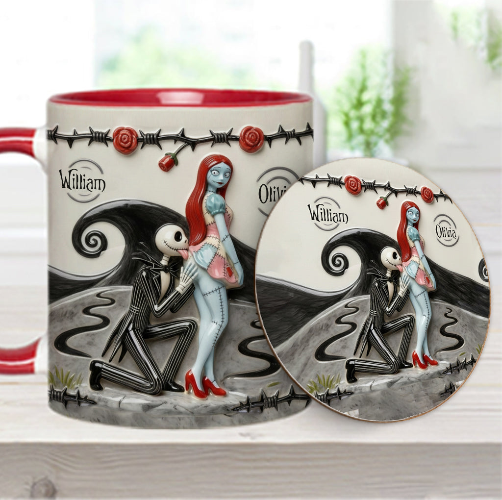 I Licked It So It's Mine - Personalized Nightmare Accent Mug & Coaster