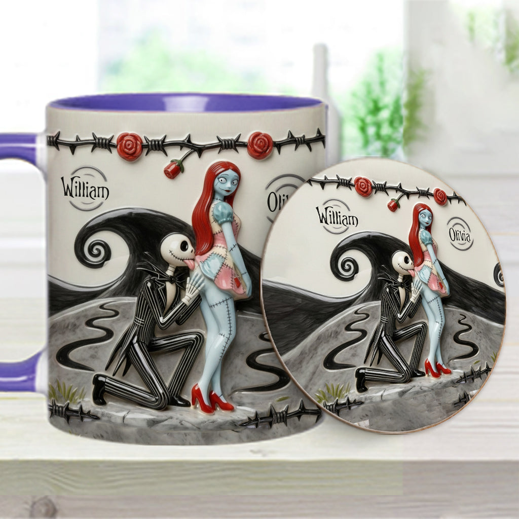 I Licked It So It's Mine - Personalized Nightmare Accent Mug & Coaster