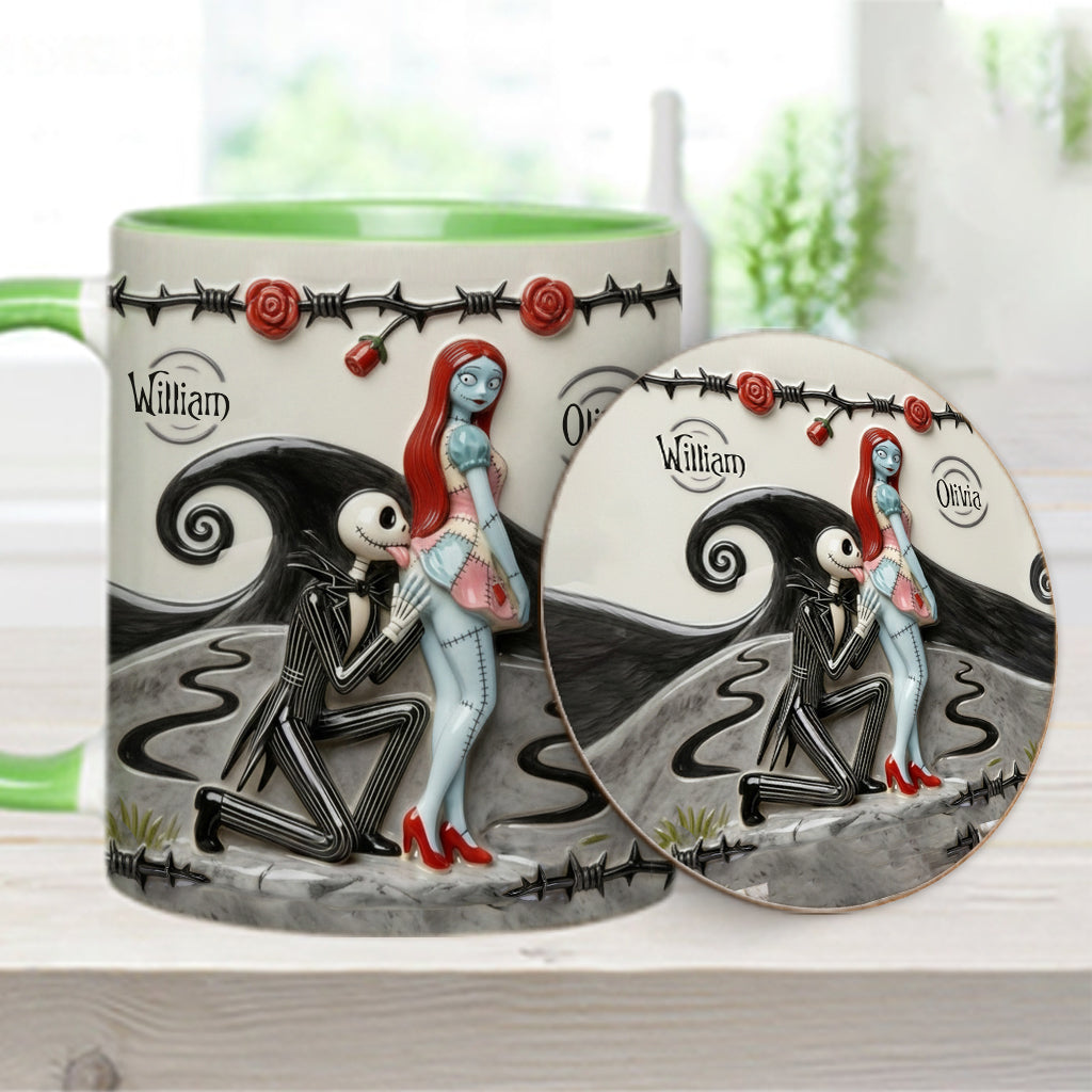 I Licked It So It's Mine - Personalized Nightmare Accent Mug & Coaster