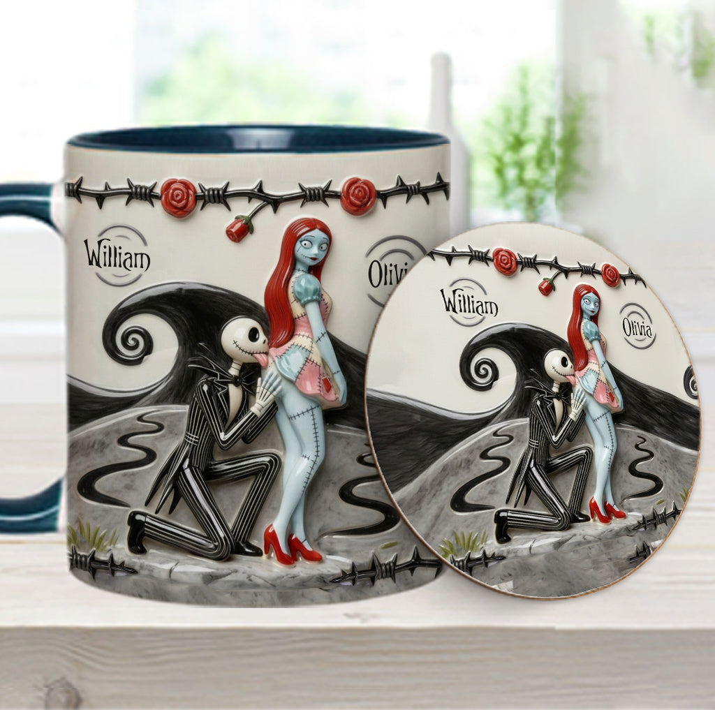I Licked It So It's Mine - Personalized Nightmare Accent Mug & Coaster