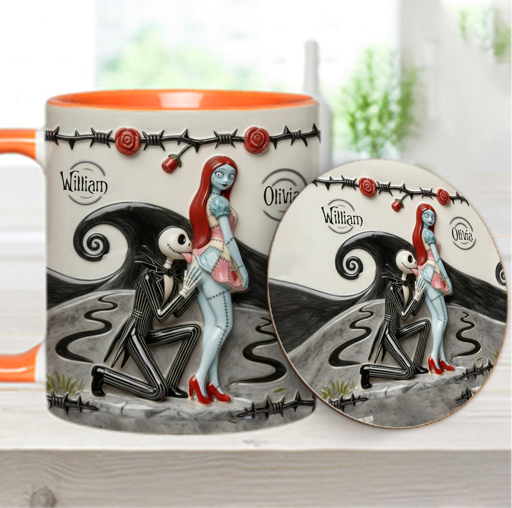 I Licked It So It's Mine - Personalized Nightmare Accent Mug & Coaster
