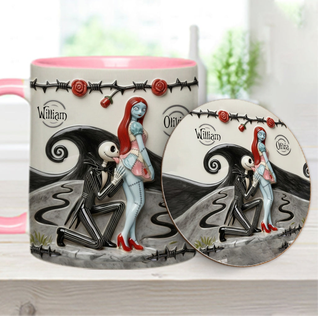 I Licked It So It's Mine - Personalized Nightmare Accent Mug & Coaster