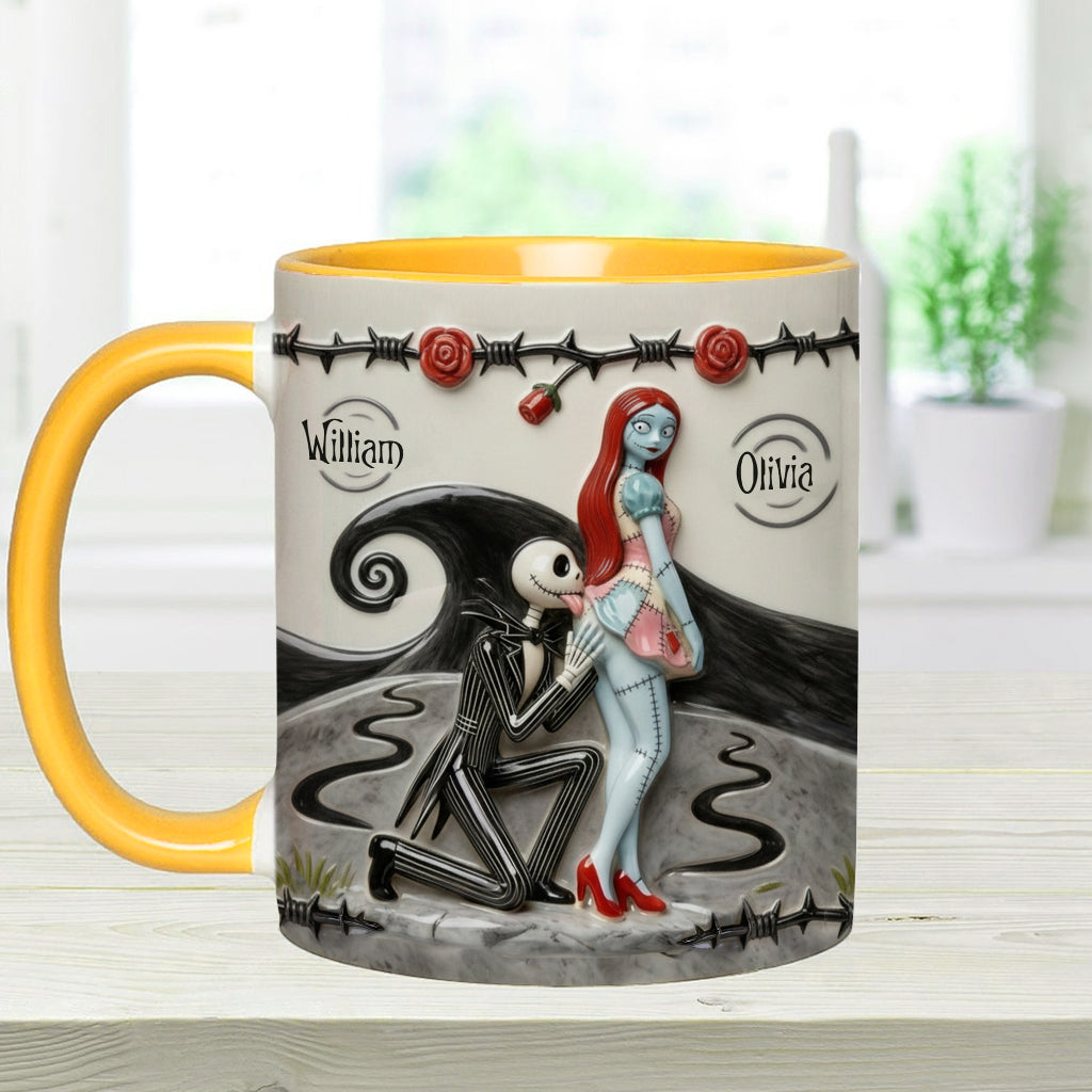 I Licked It So It's Mine - Personalized Nightmare Accent Mug & Coaster