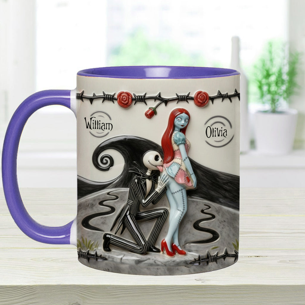 I Licked It So It's Mine - Personalized Nightmare Accent Mug & Coaster