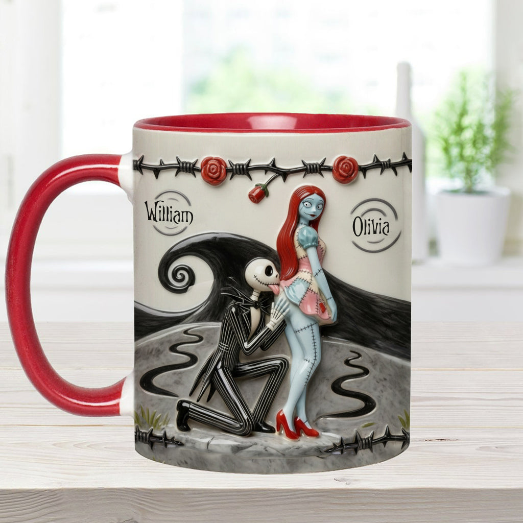 I Licked It So It's Mine - Personalized Nightmare Accent Mug & Coaster