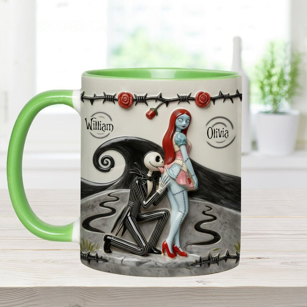 I Licked It So It's Mine - Personalized Nightmare Accent Mug & Coaster
