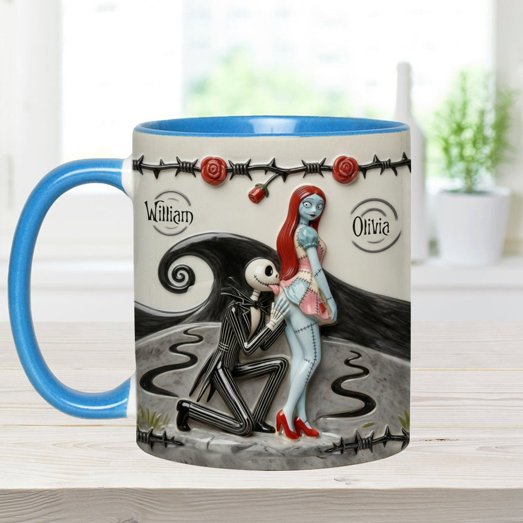 I Licked It So It's Mine - Personalized Nightmare Accent Mug & Coaster