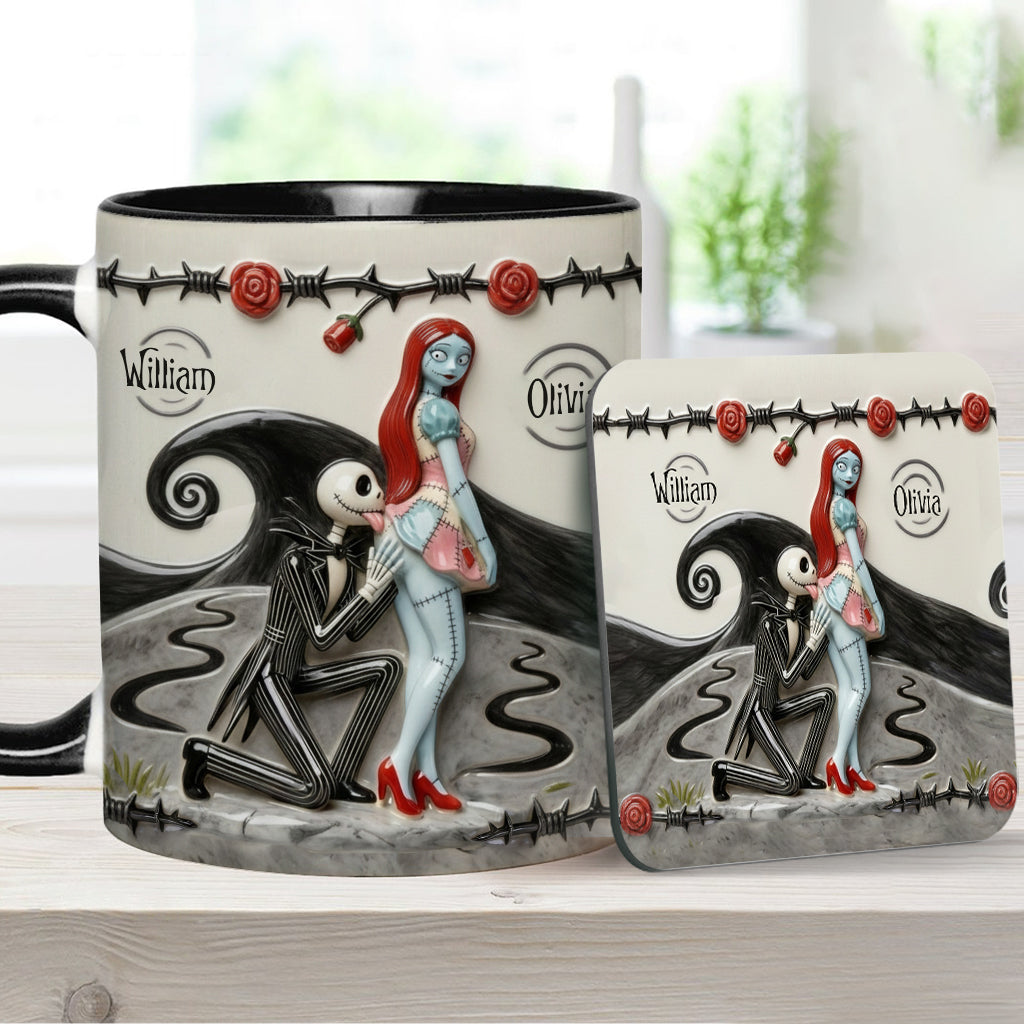 I Licked It So It's Mine - Personalized Nightmare Accent Mug & Coaster