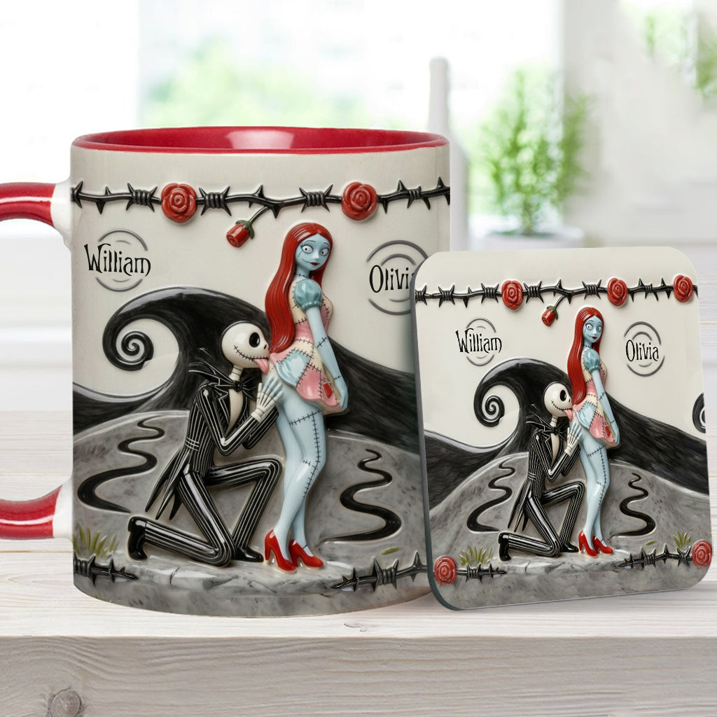 I Licked It So It's Mine - Personalized Nightmare Accent Mug & Coaster