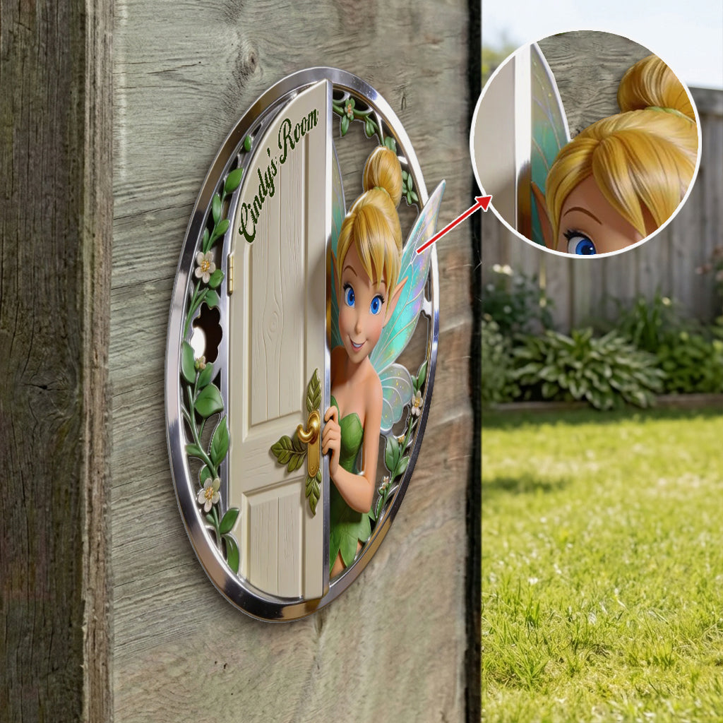 Magic Fairy - Personalized Flying Fairy 3D Printed Cut Metal Sign