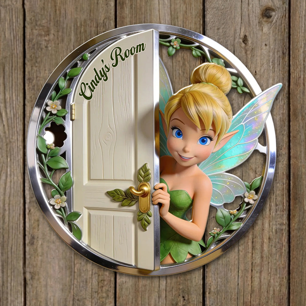 Magic Fairy - Personalized Flying Fairy 3D Printed Cut Metal Sign